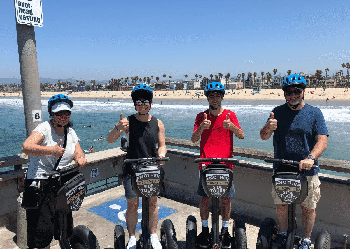 Family on Los Angeles Segway Tour